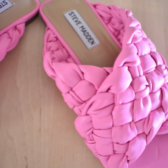 Steve Madden Marina Braided Square Toe Sandals - Picture 12 of 14